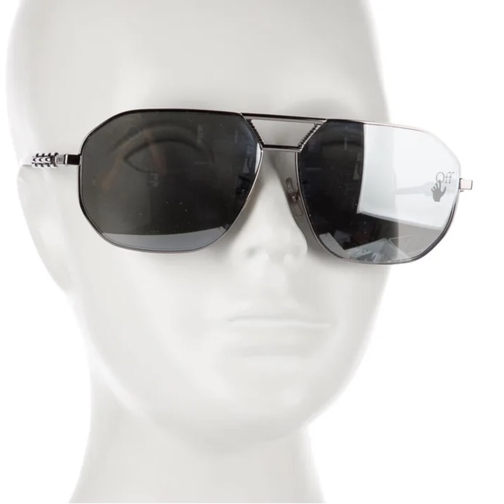 Off-White Wright Aviator Sunglasses - Picture 5 of 9